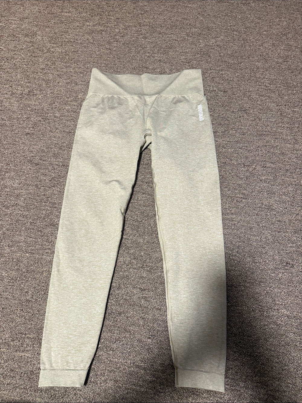 Gymshark Olive Green High-Rise Seamless Leggings